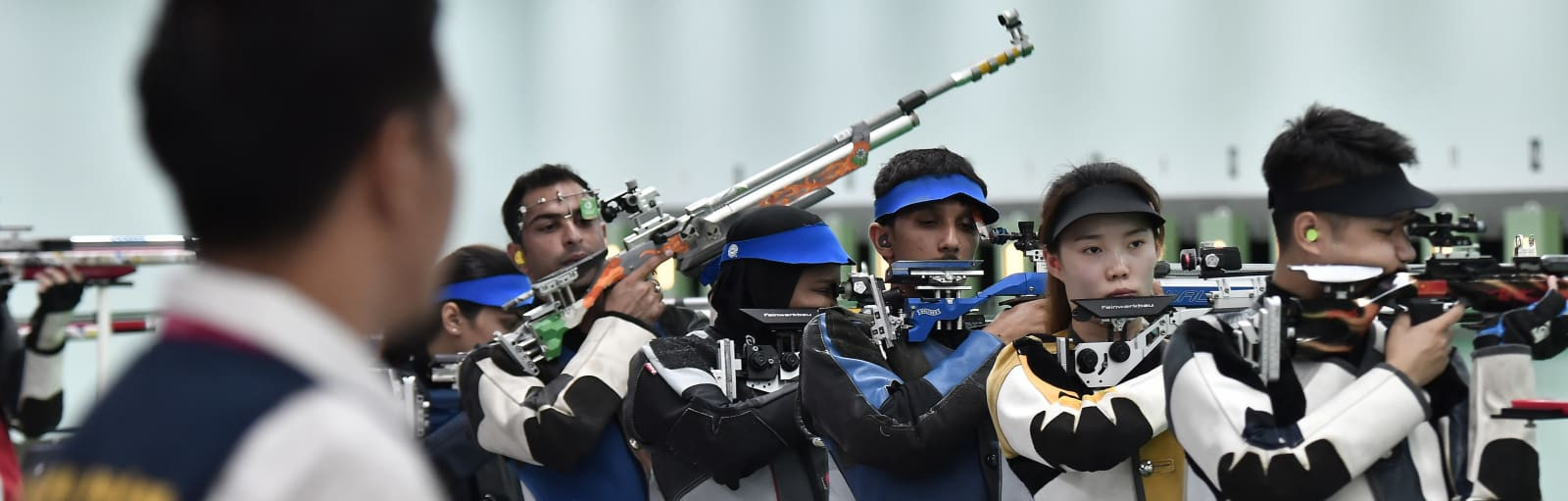 Two gold medals were won today in shooting ©Asian Games 2018