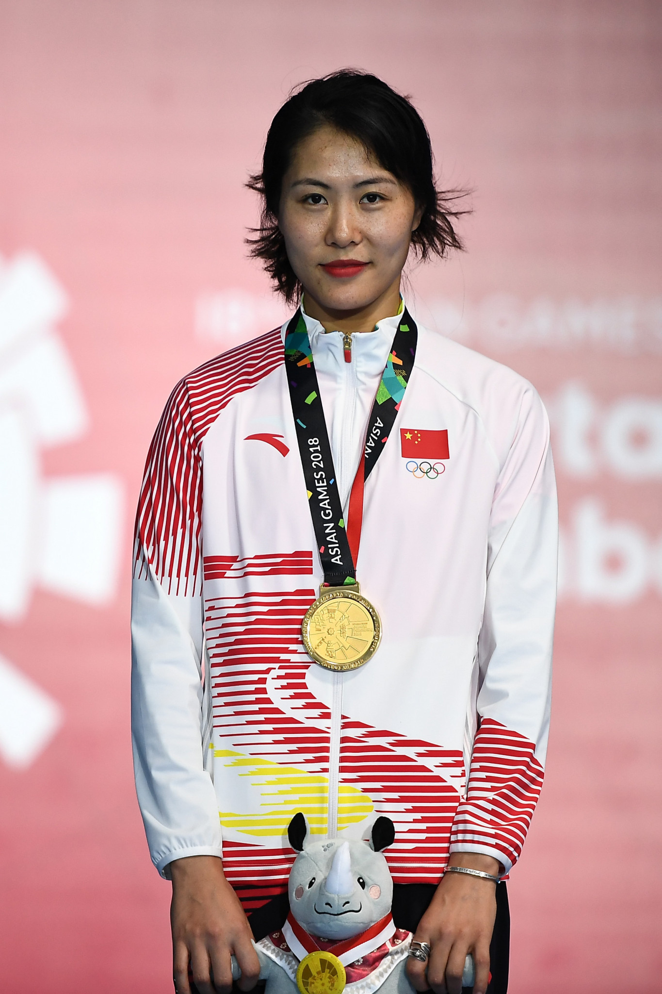 In the fencing, an all Chinese women's sabre final was won by Jiarui Qian ©Getty Images