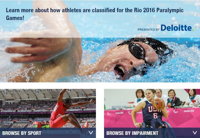 The interactive guide will help educate people on Paralympic classification