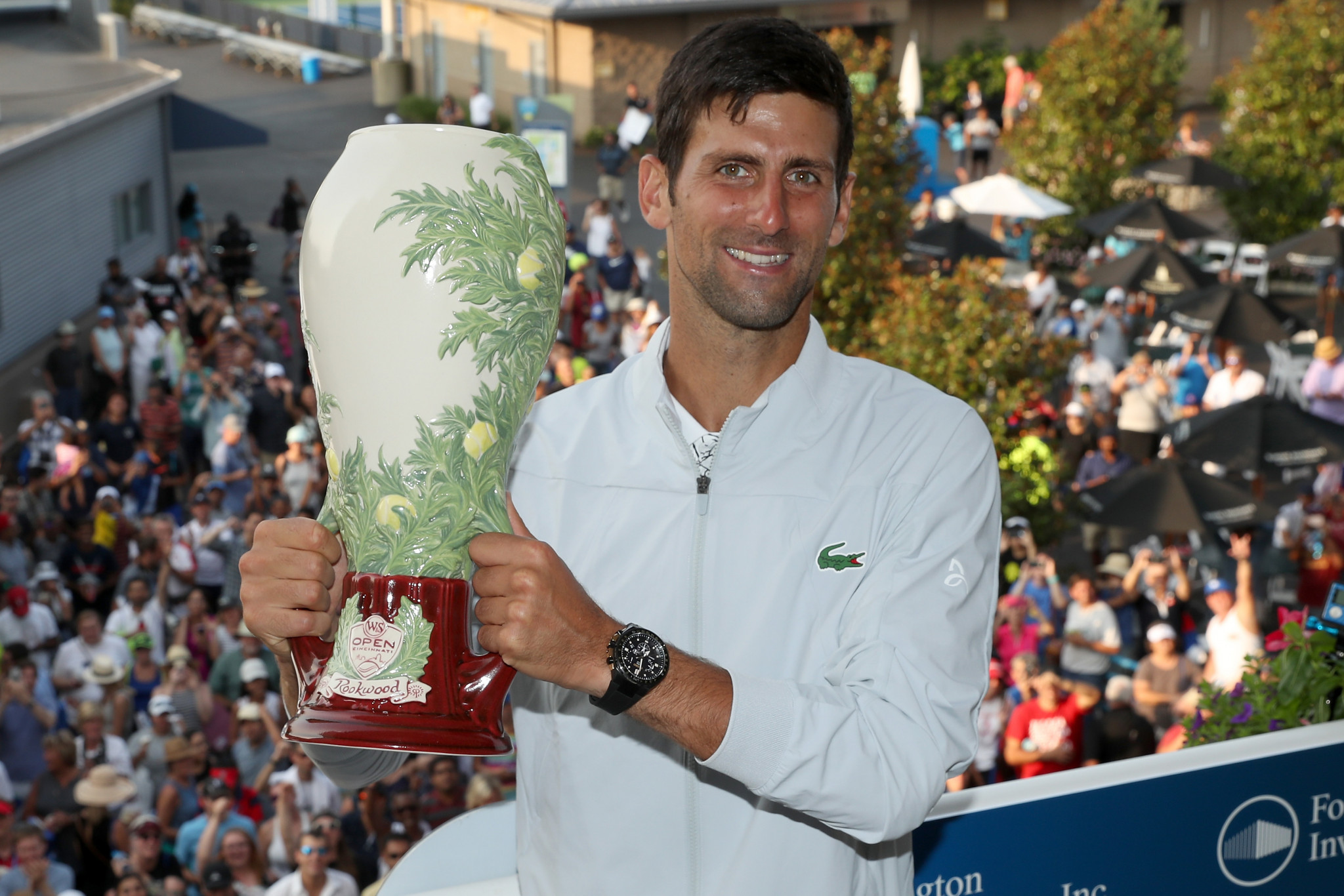 Serbia's Novak Djokovic became the first player to win all nine ATP Masters 1000 events with victory at the Cincinnati Masters ©Getty Images