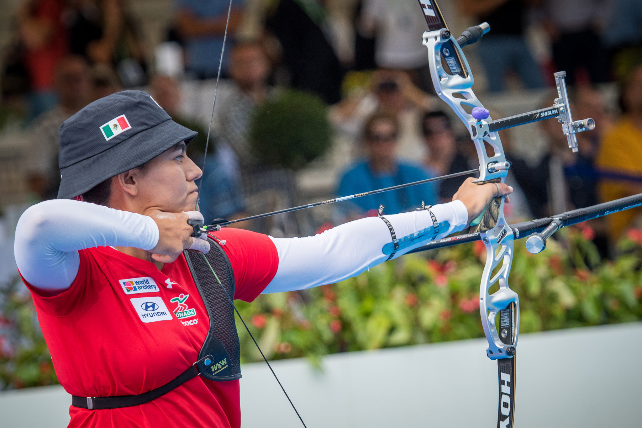 Mexico's Alejandra Valencia won the women's recurve gold at the Pan Ameriican Archery Championships after a shoot-out ©Getty Images  