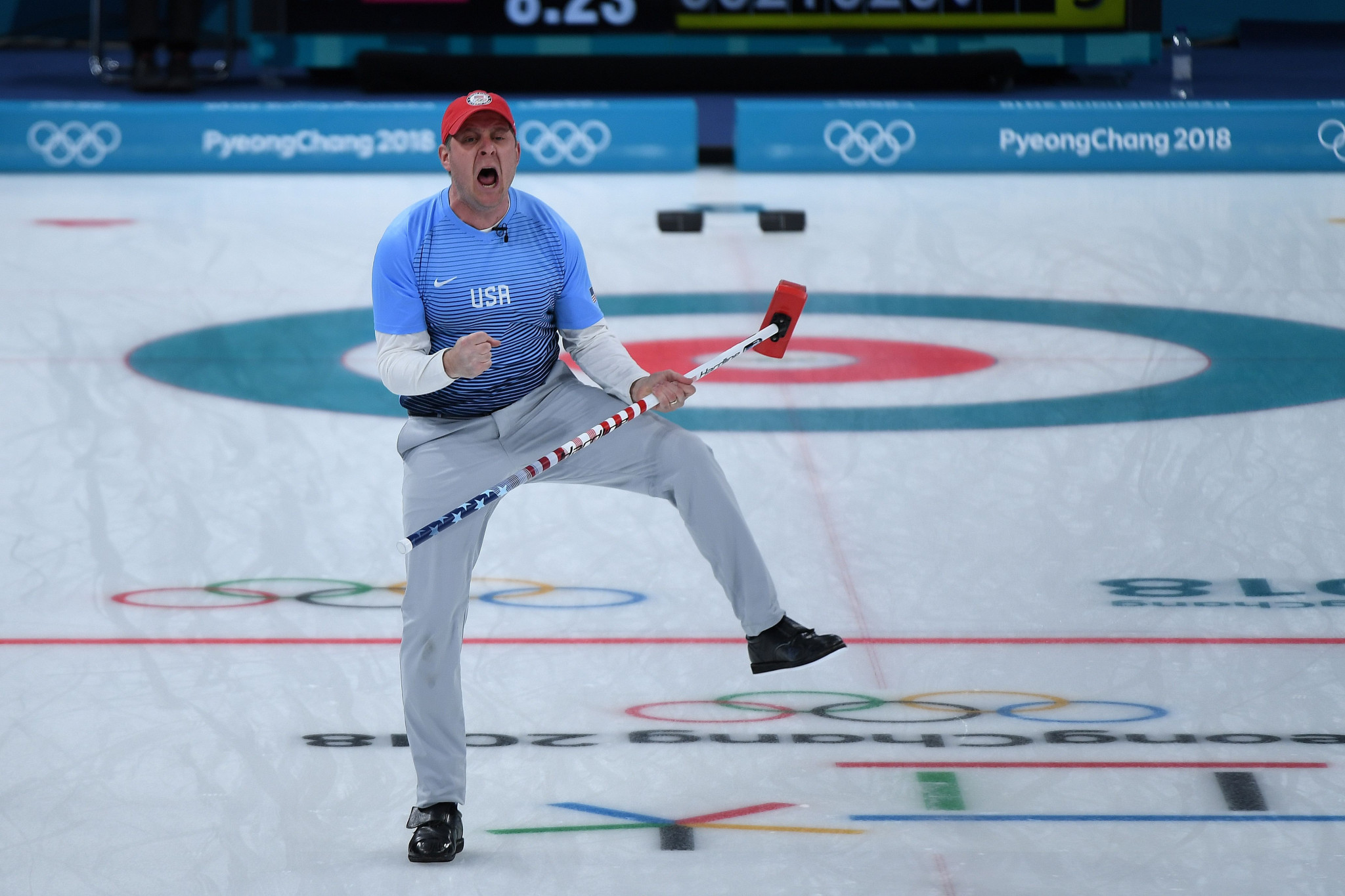 John Shuster led his rink to gold at Pyeongchang 2018 ©Getty Images