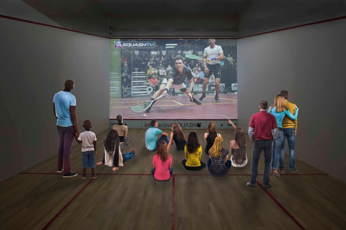 What the new interactiveSQUASH feature will look like in enabled smart courts around the world as from next season ©PSA