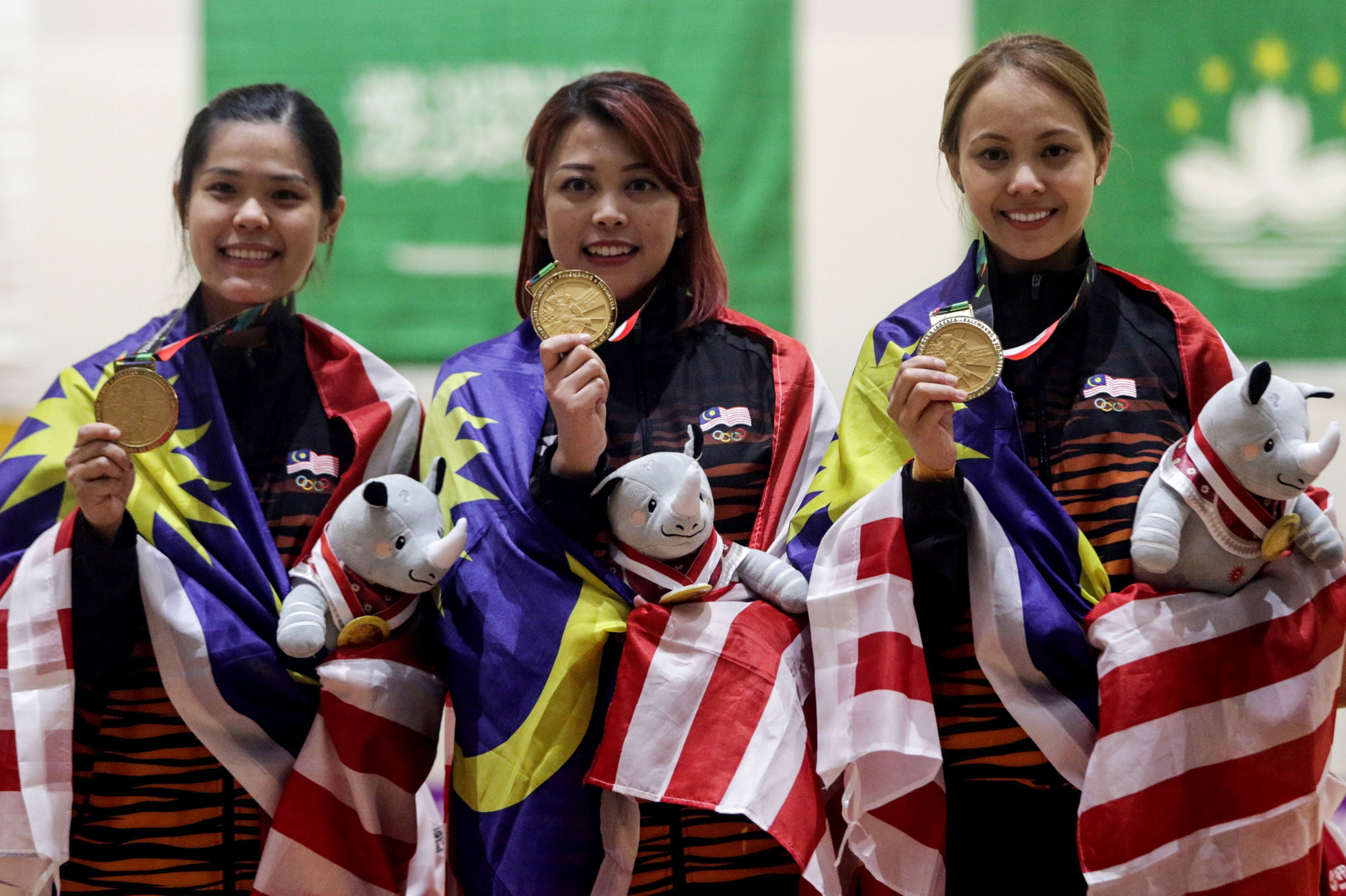 Malaysia came out on top in the women's trios bowling event ©Getty Images