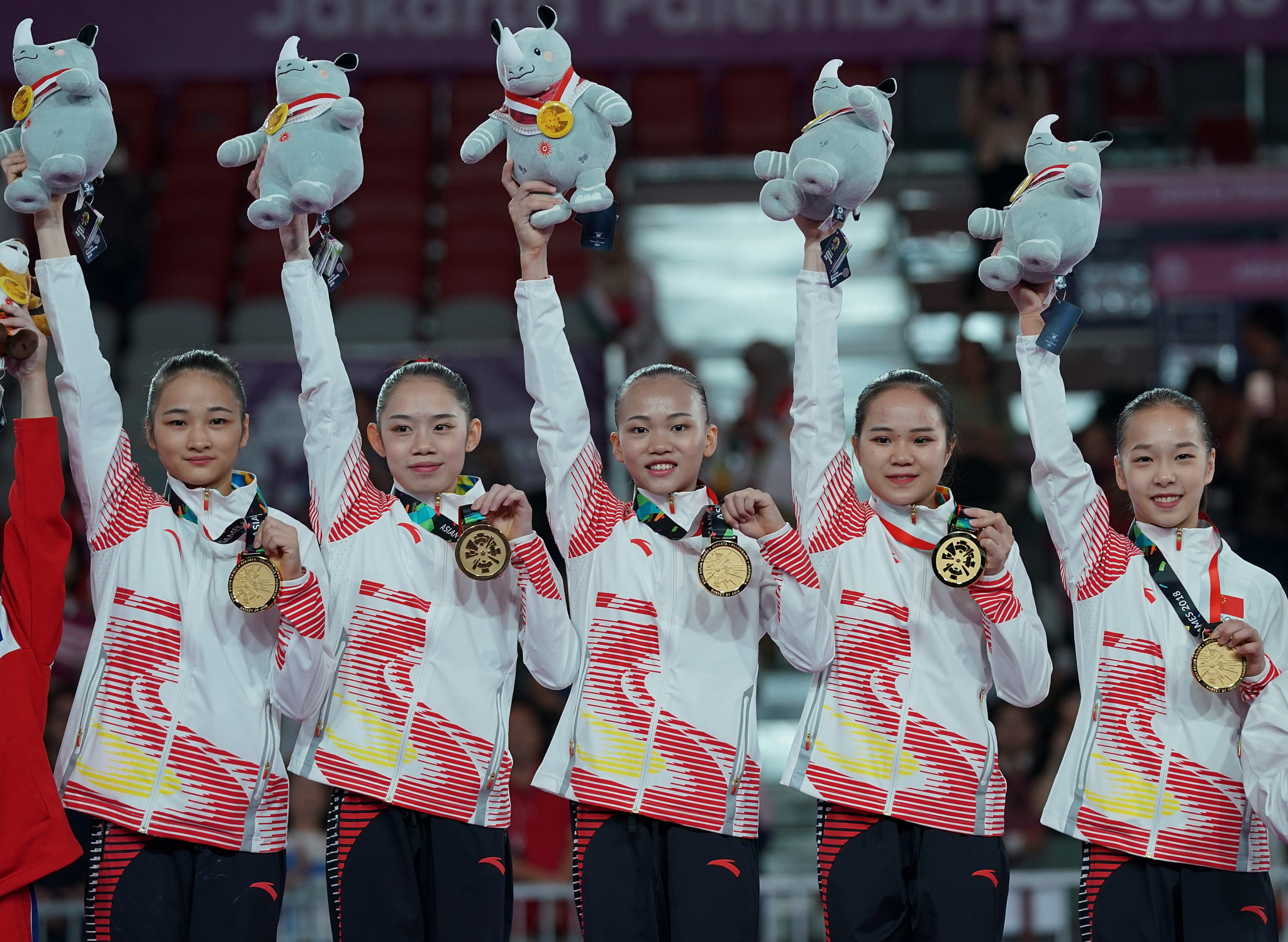 China's women set the highest score on all but one apparatus in their final ©Getty Images