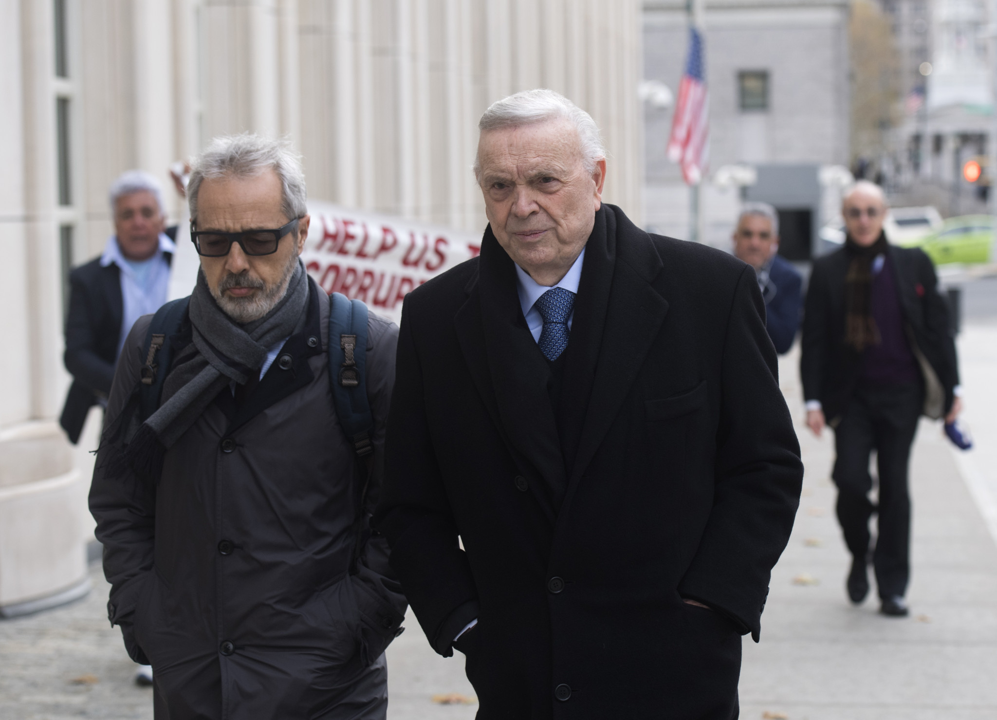  Jose Maria Marin, right, has been sentenced to four years in prison ©Getty Images