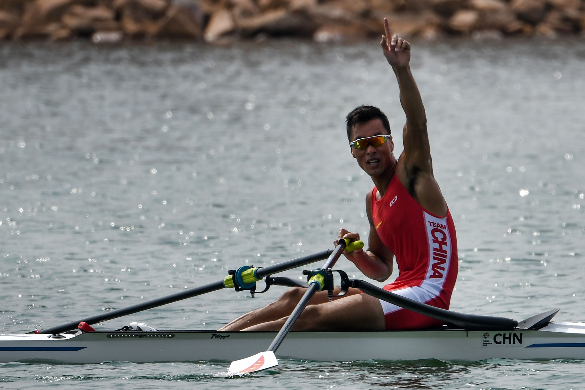 The first rowing finals took place today and China totally dominated, winning six of eight golds on offer ©Getty Images