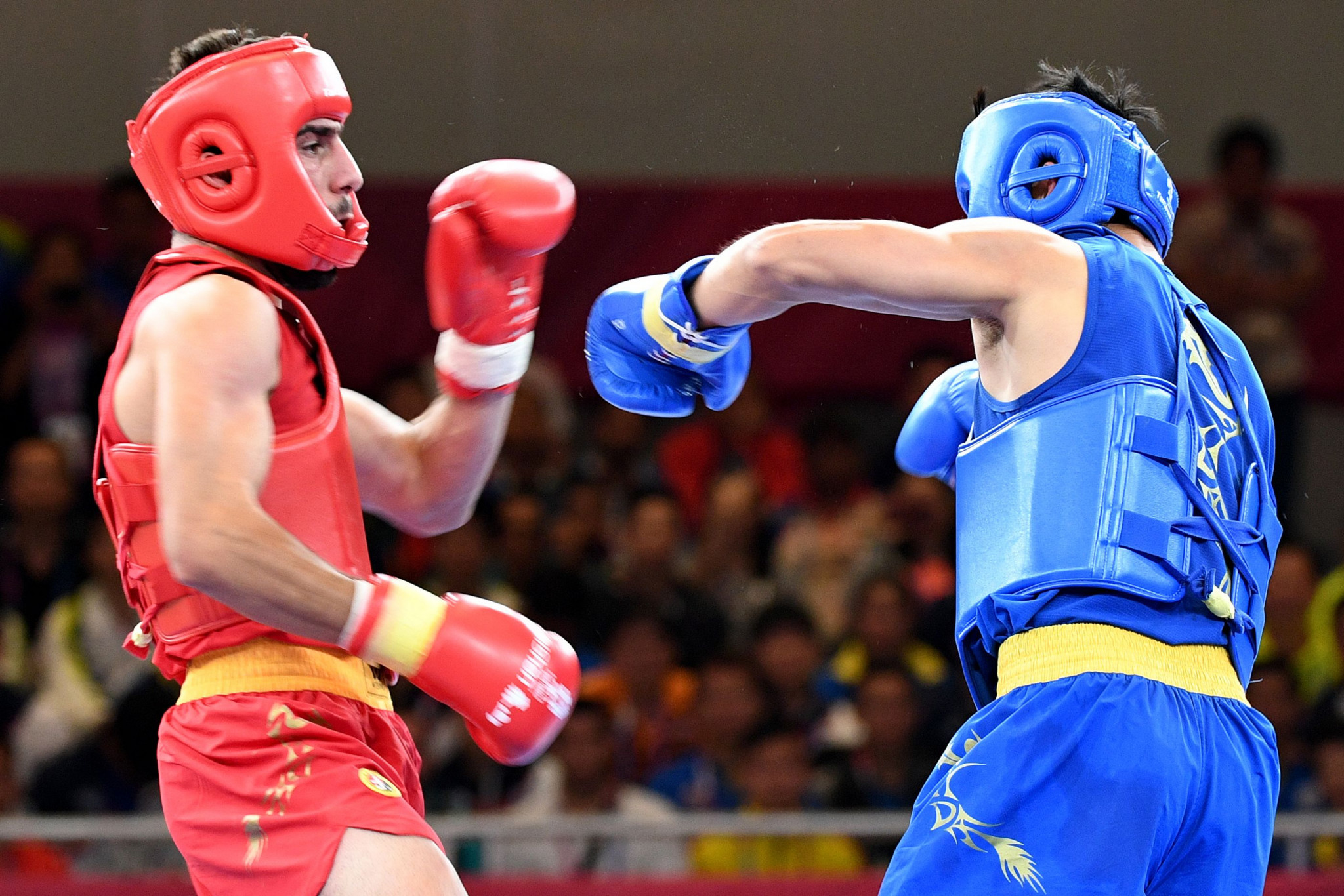 Li Mengfan was one of four gold medallists for China today in wushu ©Getty Images