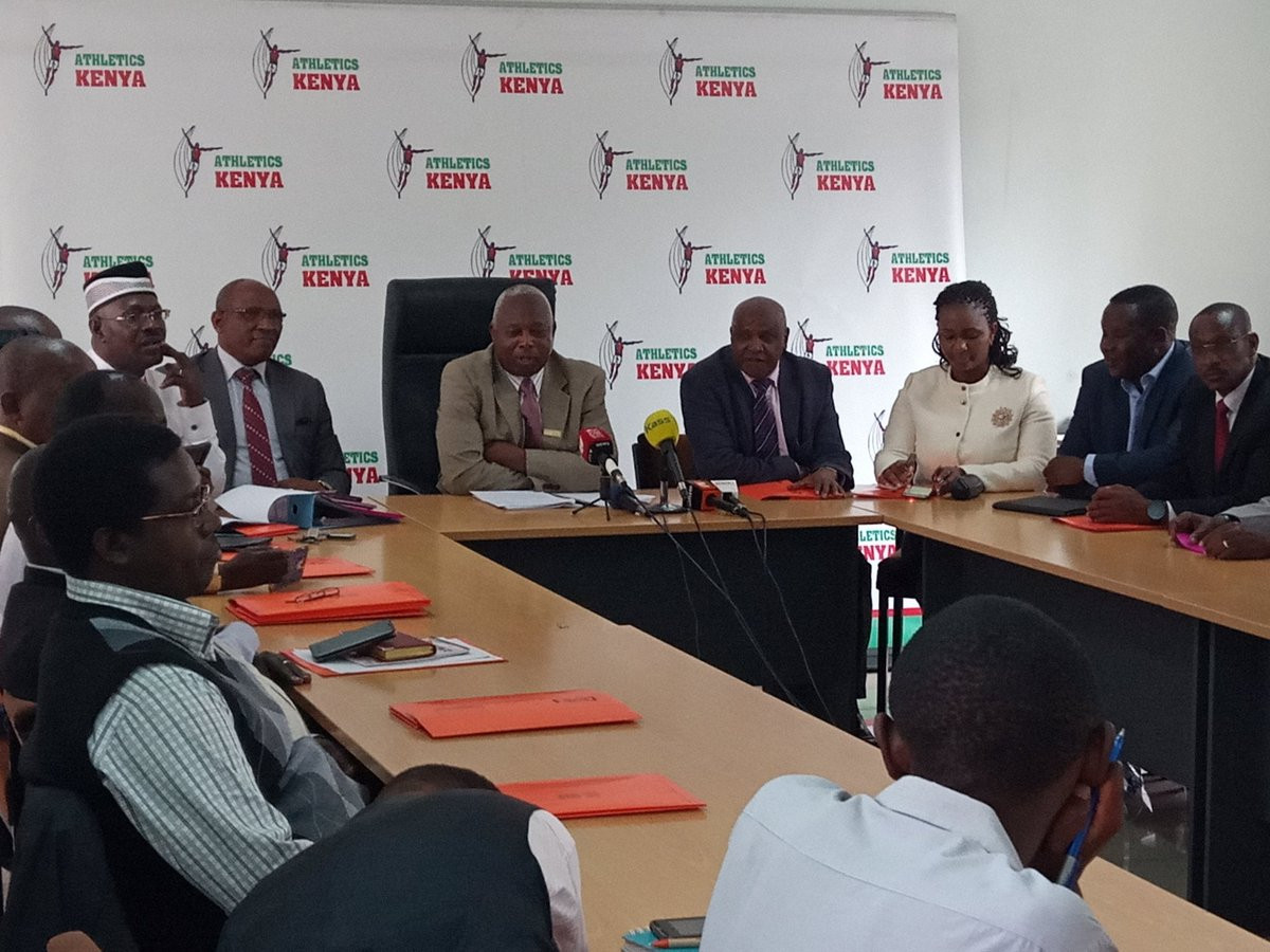Athletics Kenya announced an oversight committee last month in a bid to tackle their doping crisis ©Twitter/Athletics Kenya
