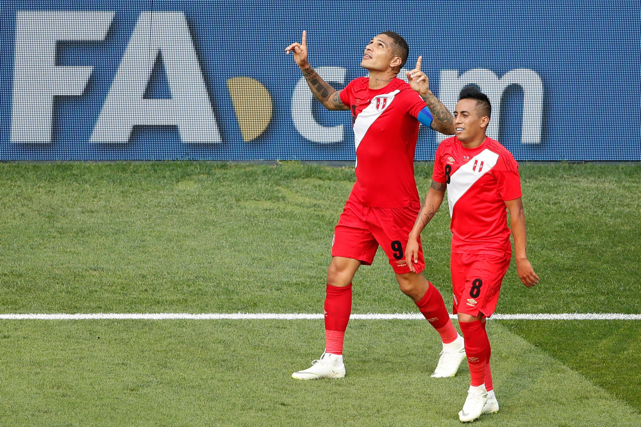 Paolo Guerrero scored for Peru against Australia at the FIFA World Cup, but his side exited after the group phase ©Getty Images