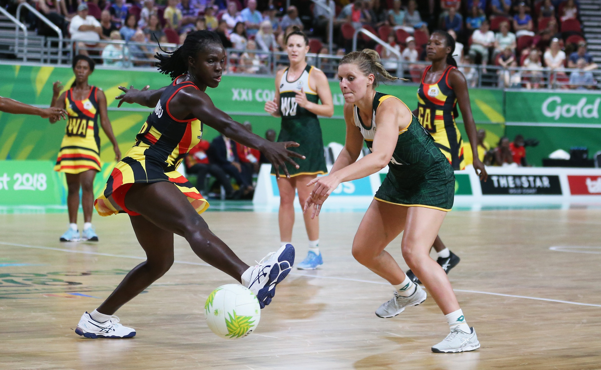 Joan Nampungu, left, is among the players in the frame to represent Uganda ©Getty Images
