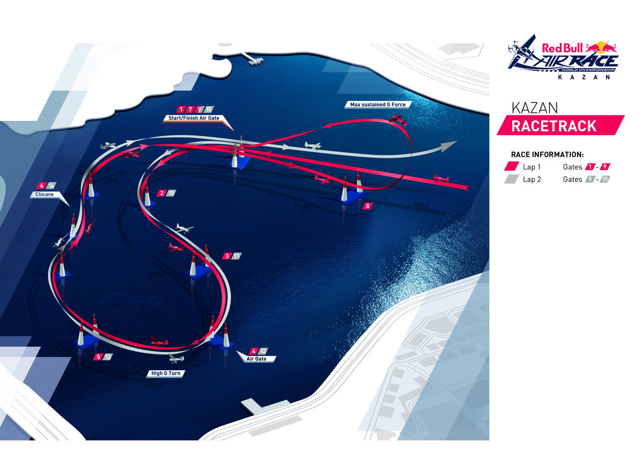 The event in Kazan is the fifth of eight stops on this year's circuit ©Red Bull Air Race