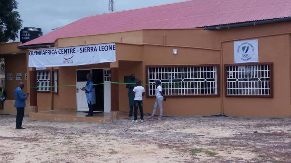 National Olympic Committee of Sierra Leone open new sports centre