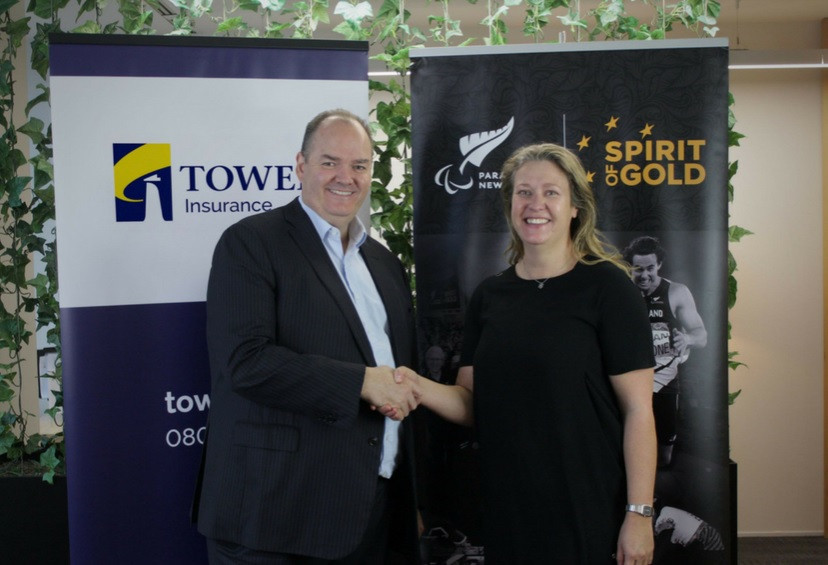 Tower Insurance has signed on as an official partner of Paralympics New Zealand ©PNZ