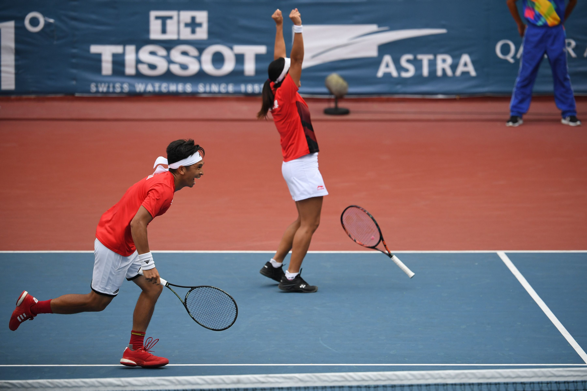 Indonesia won their 10th gold of the Games thanks to doubles tennis team Christopher Rungkat and Aldila Sutjiadi  ©Getty Images