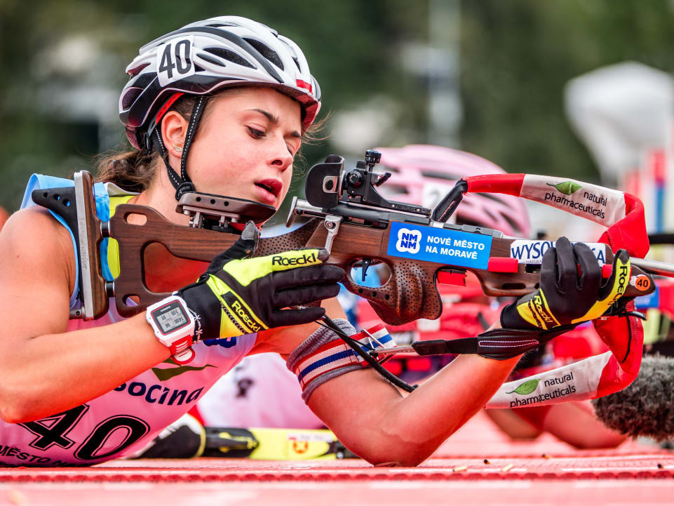 Poland's Kamila Zuk earned her second gold medal at the IBU Summer World Championships in the Czech Republic today in winning the junior women's sprint title ©IBU