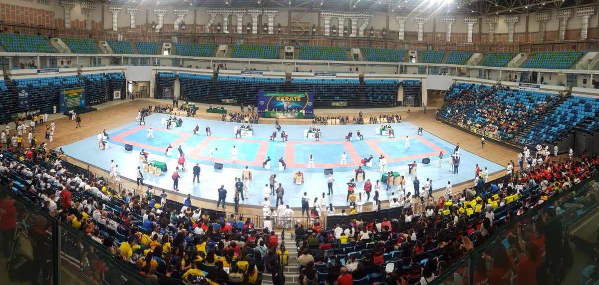 Hosts Brazil dominated proceedings on the final day of the Pan American Karate Federation Junior, Cadet and Under-21 Championships ©Twitter