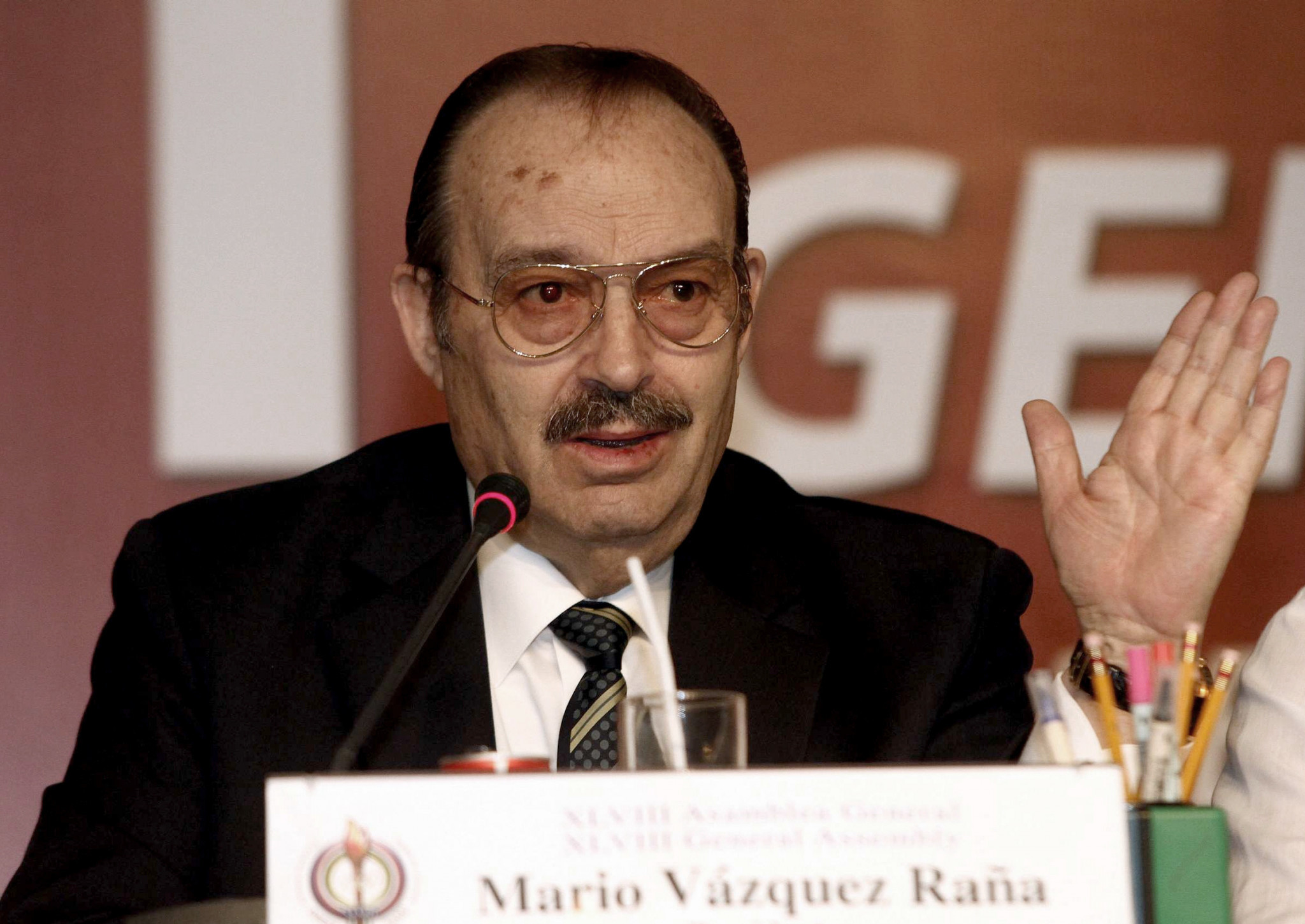Sports administration runs in the family as his late brother Mario Vázquez Raña headed up ANOC for 30 years ©Getty Images