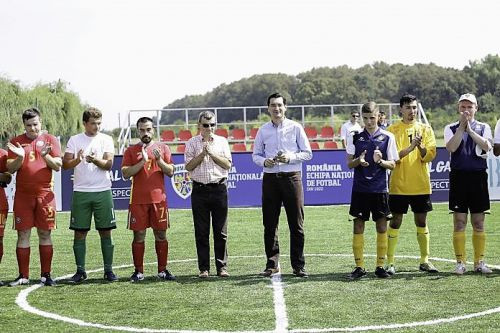 The Romanian Football Federation have unveiled new facilities for blind football ©Getty Images