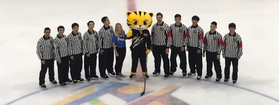 Malaysia's first full size ice rink debuted last year at the Southeast Asian Games ©Ice Hockey UK/Twitter