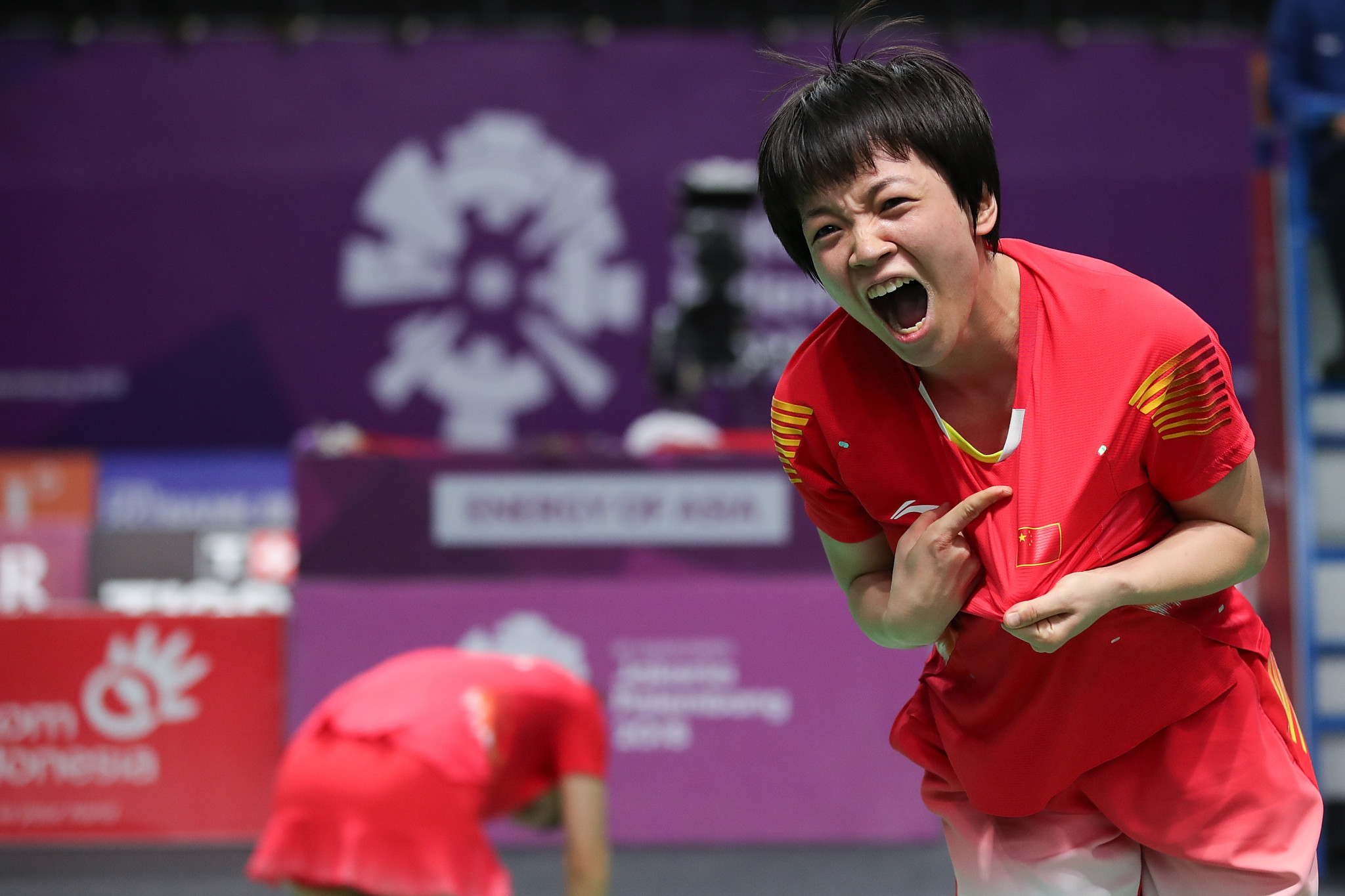 Record seventh win for China in women's badminton doubles at Asian Games