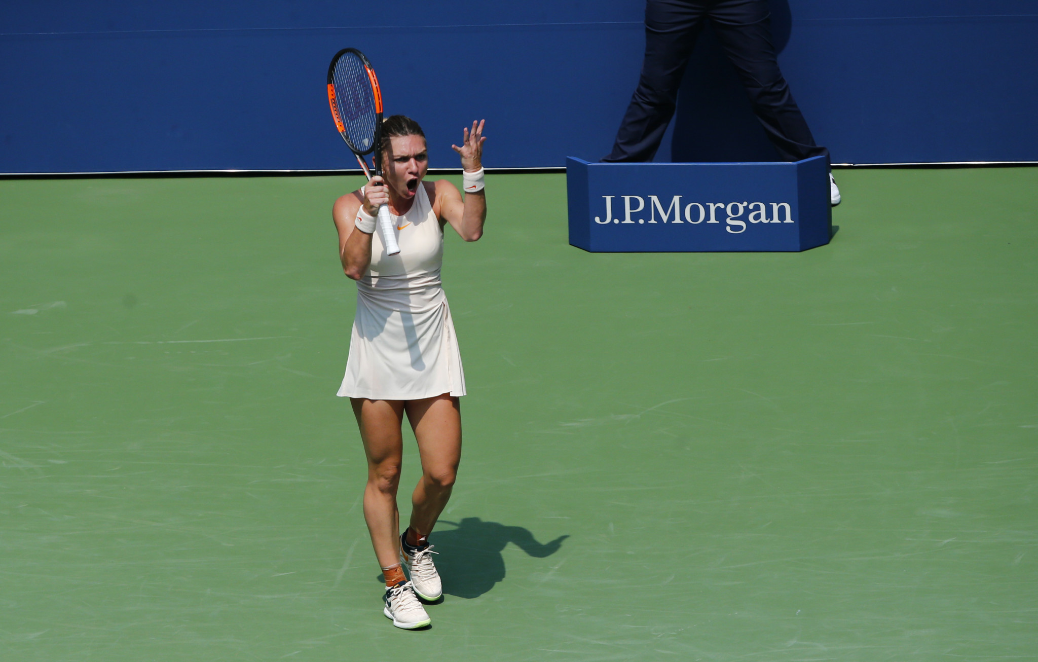 Women's top seed Halep exits in round one of US Open