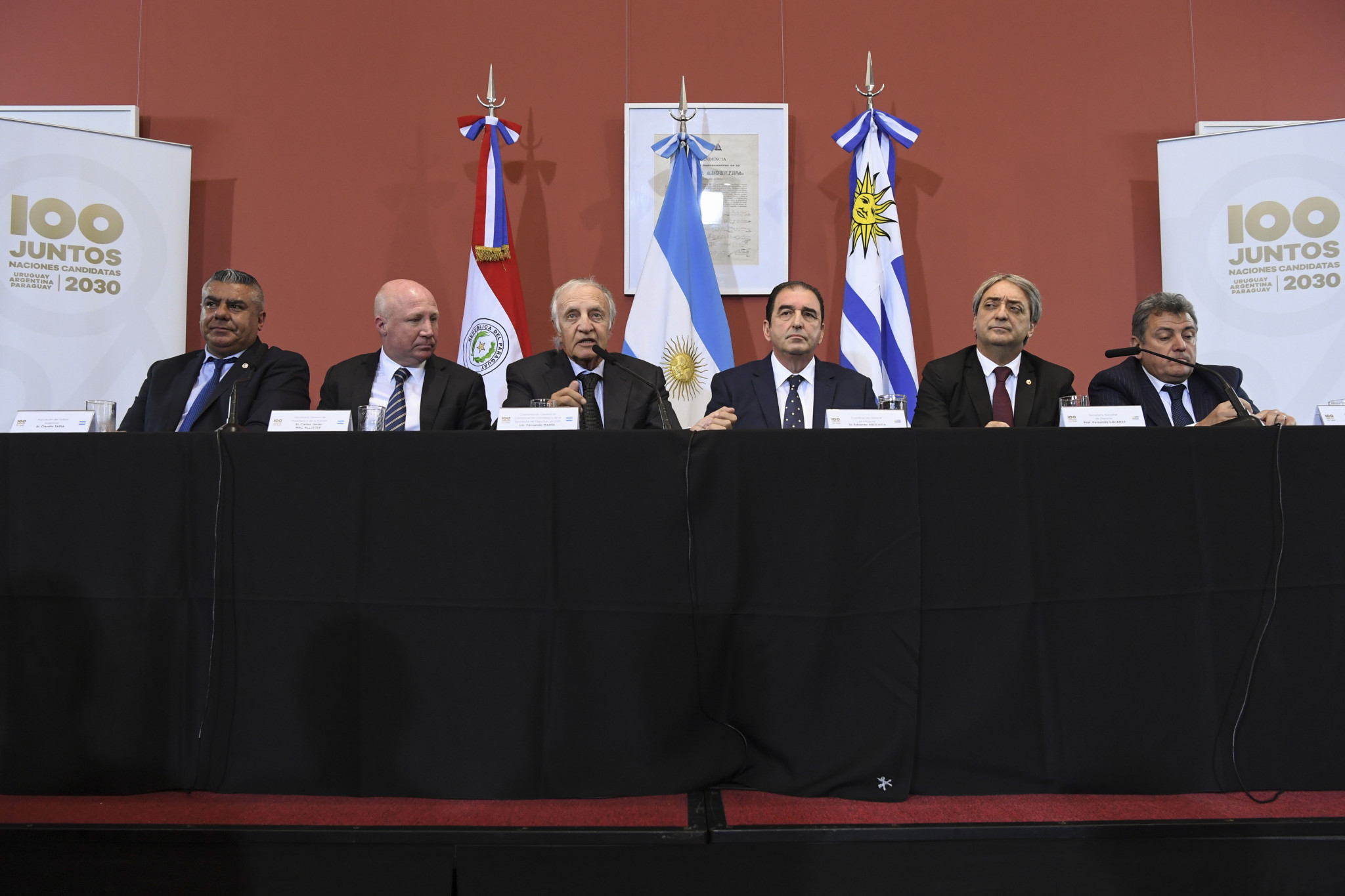 Paraguay, Argentina and Uruguay have already announced plans to bid for the 2030 FIFA World Cup as a trio ©Getty Images