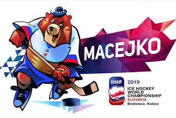 Macejko selected as bear mascot name for 2019 IIHF World Championships