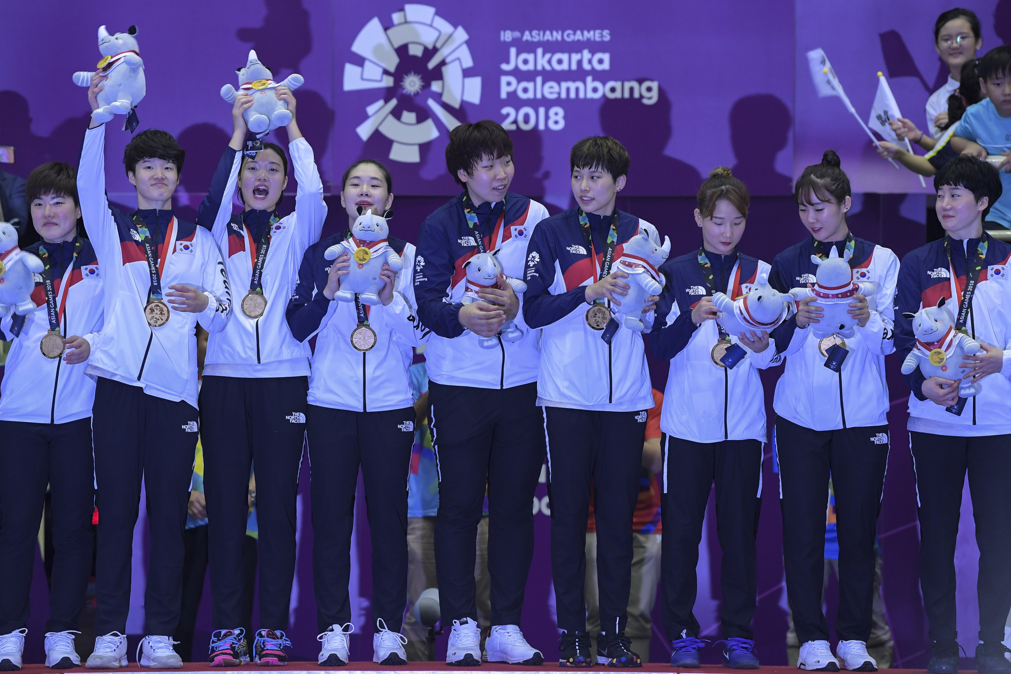South Korea claimed their seventh women's handball title in eight editions of the Asian Games competition ©Getty Images