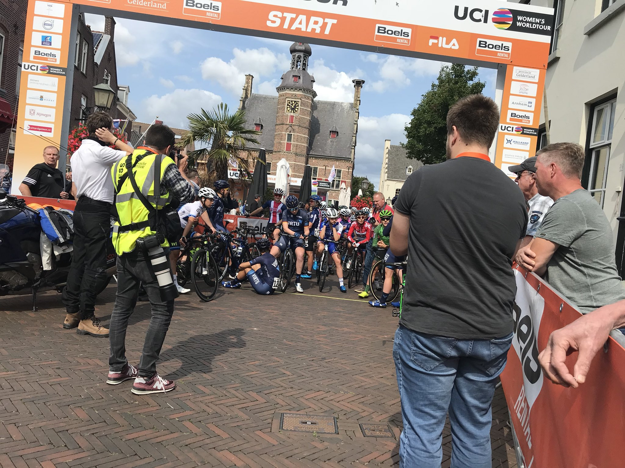 Stage three of the Boels Ladies Tour saw Dane Amalie Dideriksen take her first stage win of the event ©Boels Ladies Tour/Twitter
