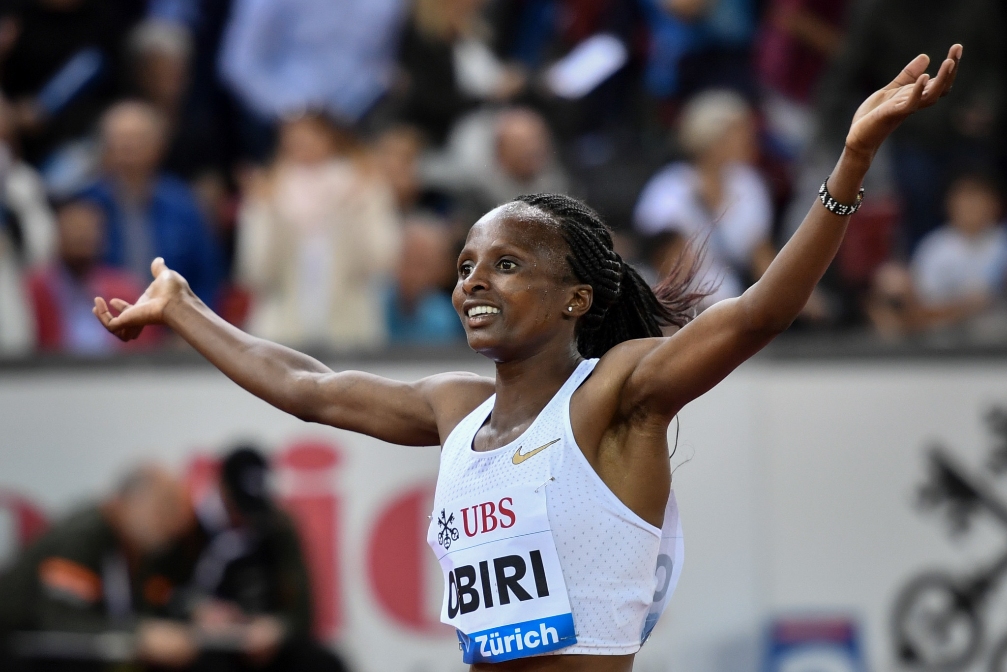 Kenya's world 5,000m champion Hellen Obiri earned a dramatic Diamond Trophy victory in Zurich ©Getty Images 