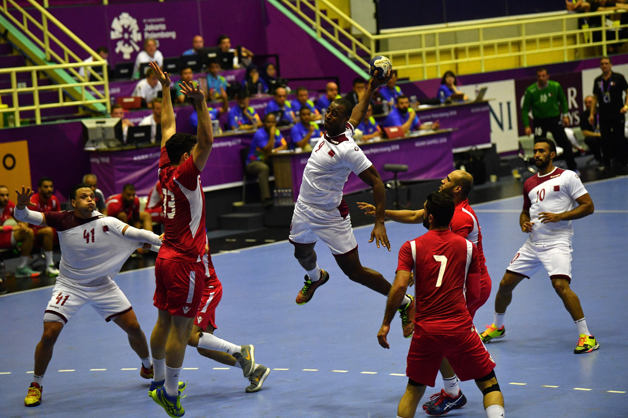 Qatar successfully defended their men's handball title after claiming a 32-27 win in extra-time over Bahrain ©Getty Images