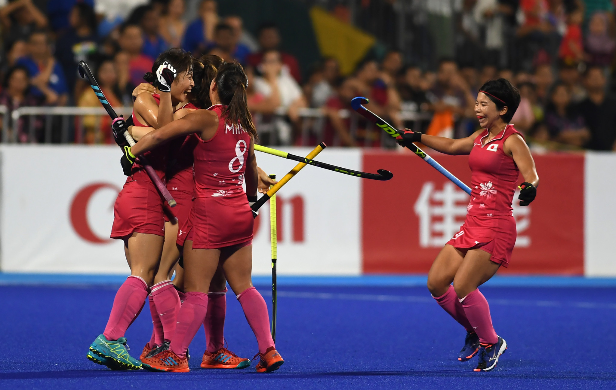 Japan won their first women's hockey Asian Games title ©Getty Images