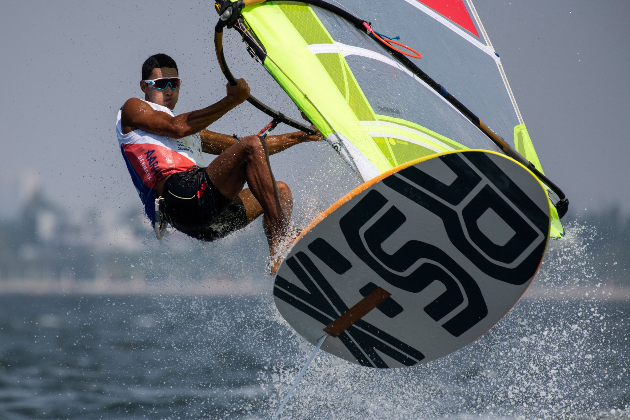 All 10 sailing and windsurfing events concluded today, including the men's RS:X, which was won by China's Kun Bi ©Getty Images