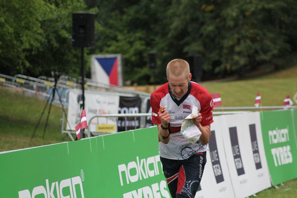 Olav Lundanes of Norway finished second in the men's event ©IOF/Twitter