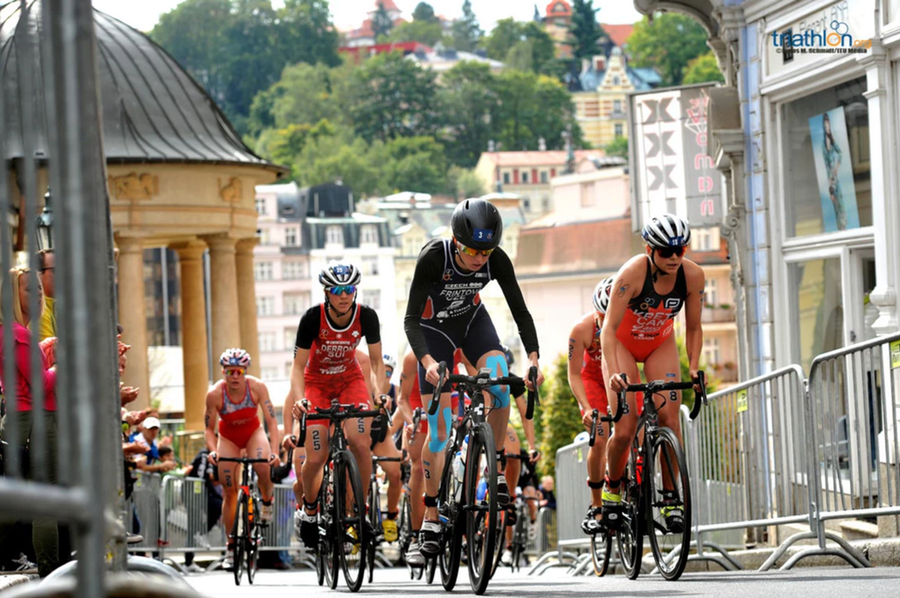 Karlovy Vary is hosting a Triathlon World Cup event for just the second time ©ITU