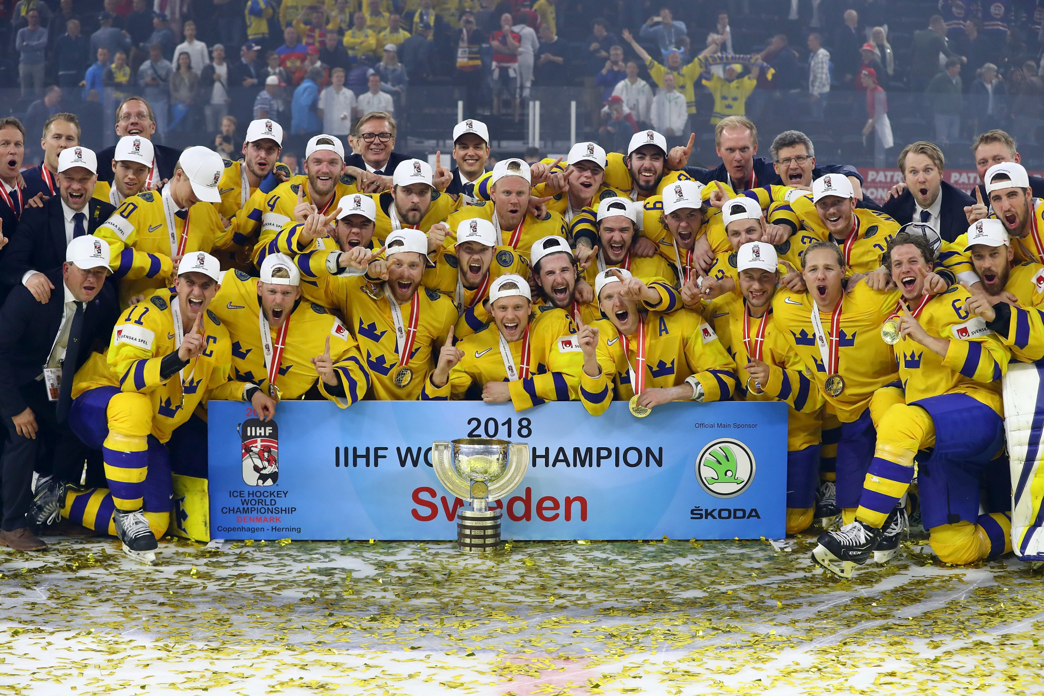 Sweden have won back-to-back world titles ©Getty Images