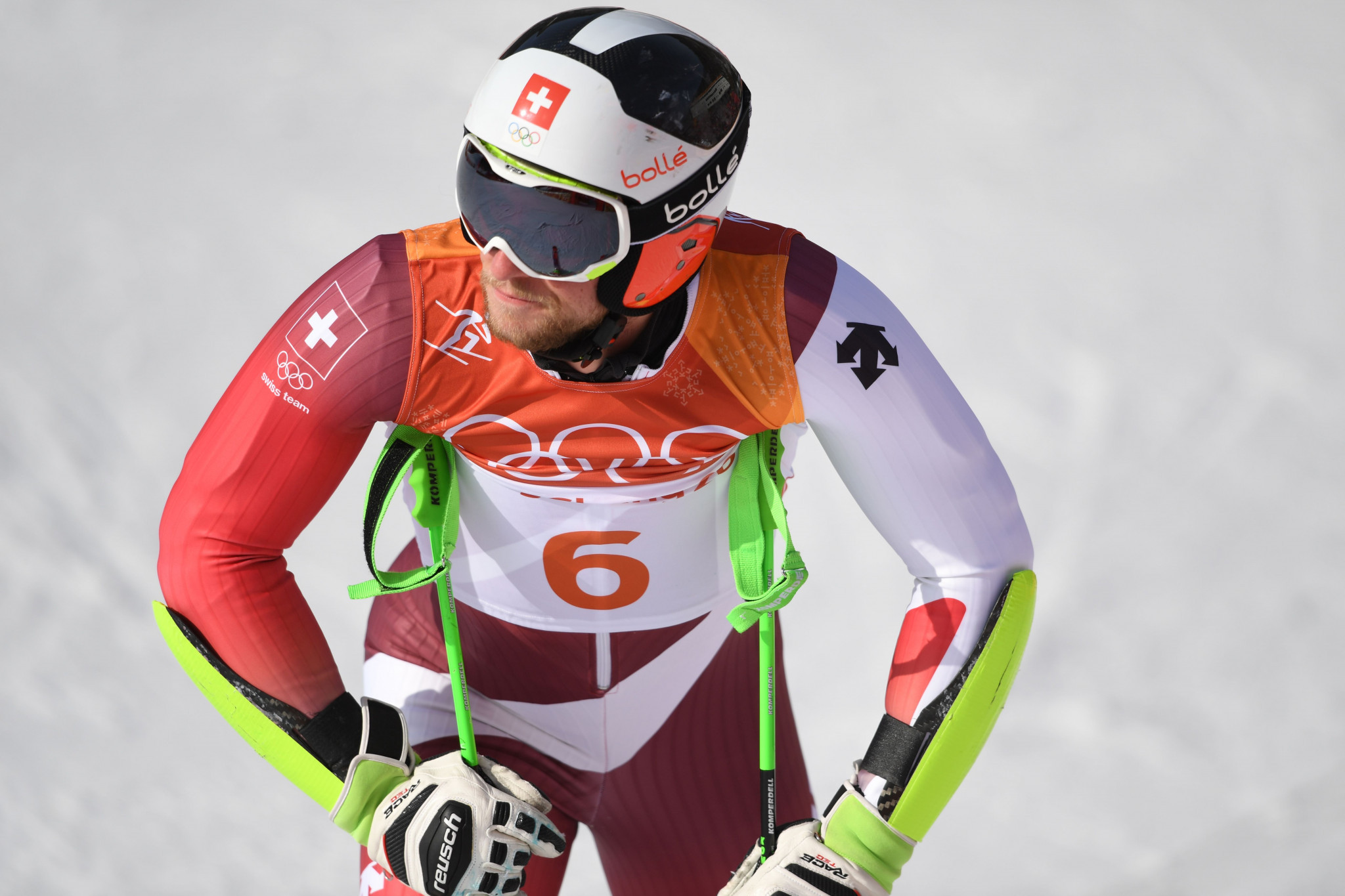 Swiss Alpine skier Justin Murisier will miss the entirety of the 2018-2019 season after suffering the third serious knee injury of his career ©Getty Images