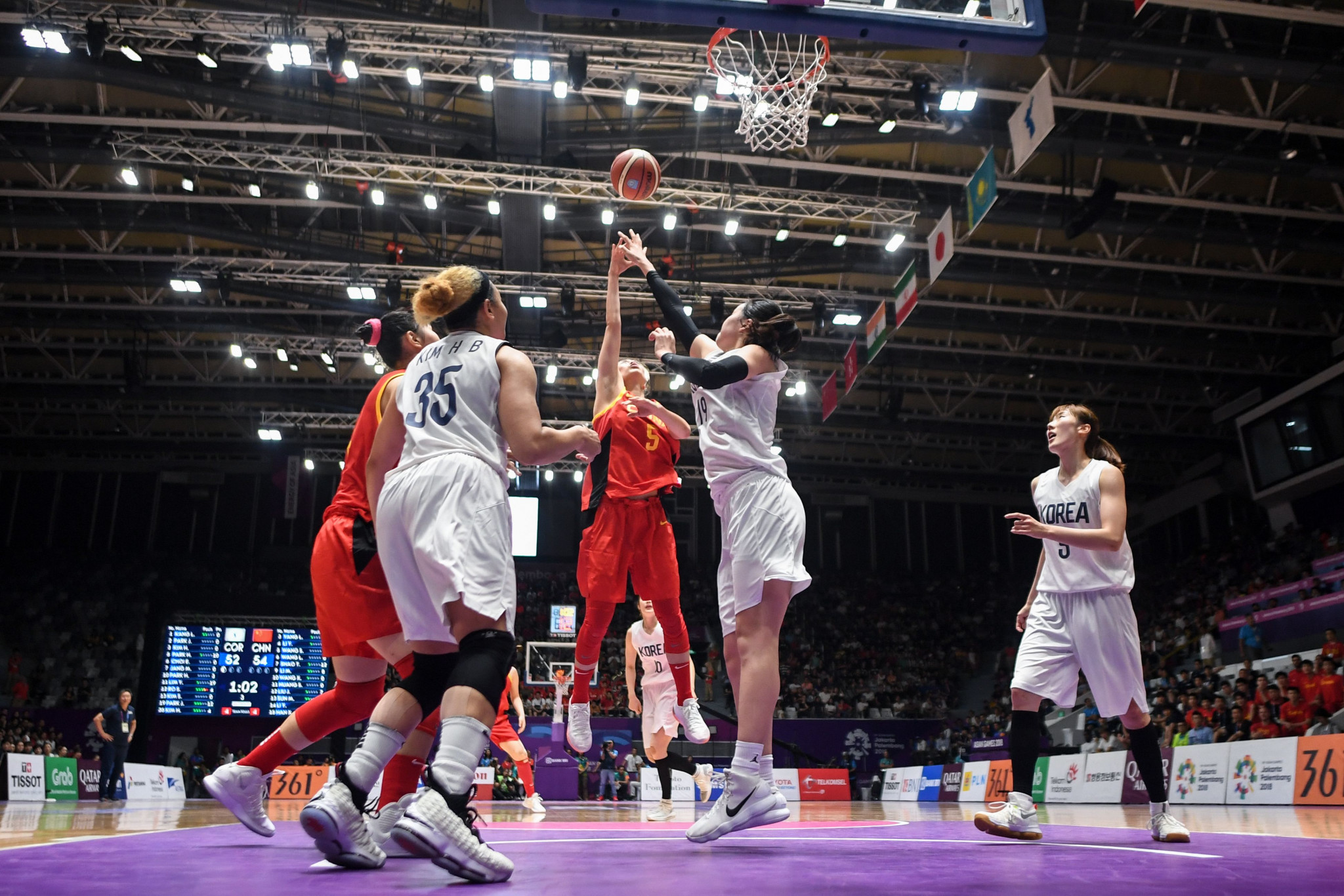 The Unified Korean team lost the women's 5x5 basketball final to China, who also went onto secure the men's crown later in the day ©Getty Images