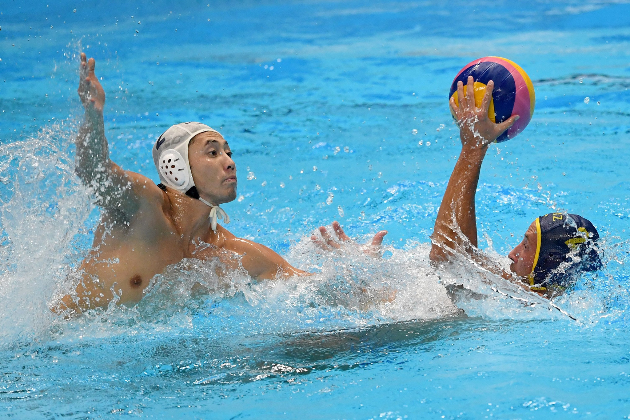 Kazakhstan claimed a narrow 8-7 win over Japan to secure a record sixth Asian Games men's water polo title ©Getty Images