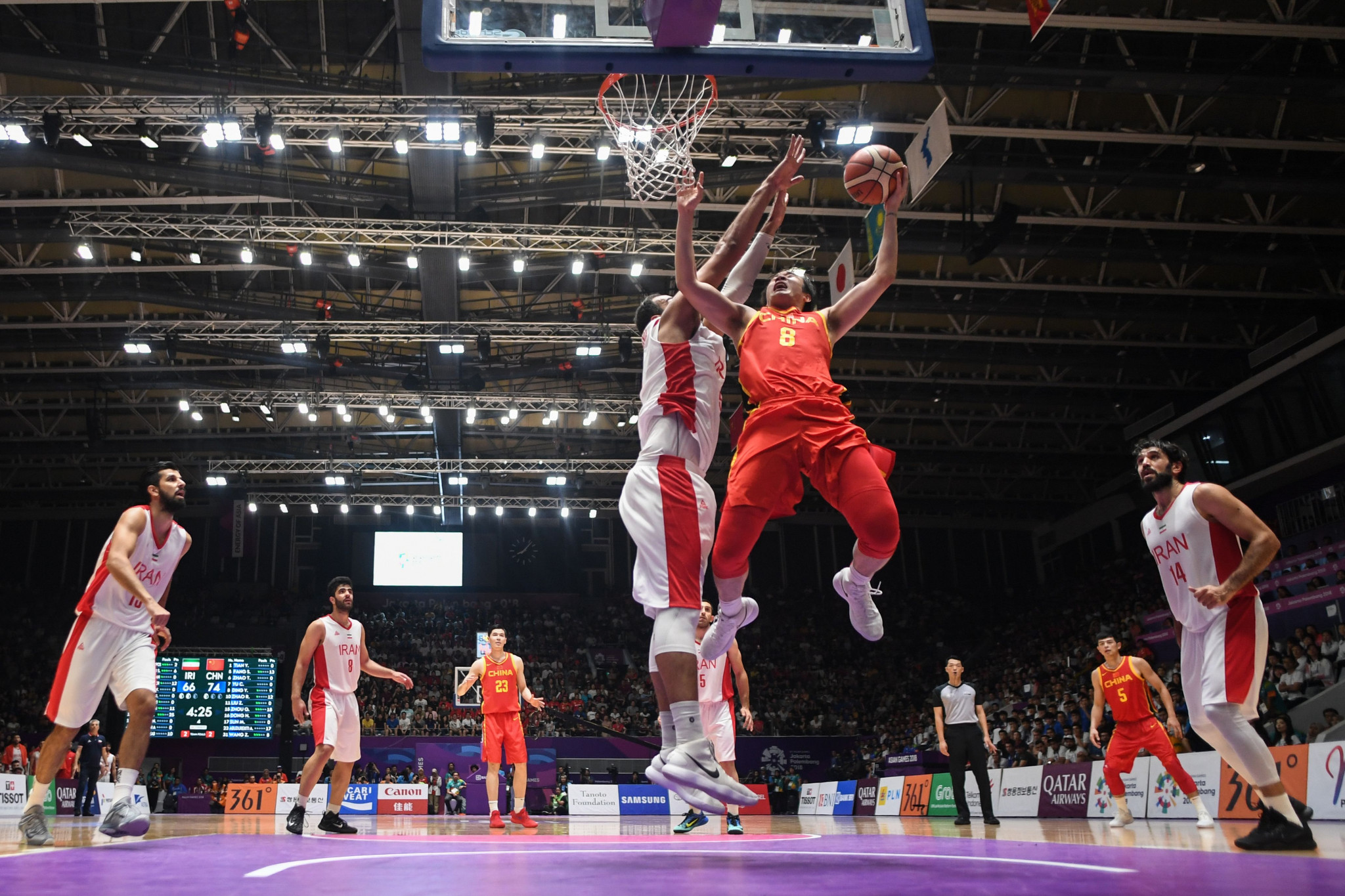 China beat Iran to secure a record-extending eighth men's basketball gold medal at the Asian Games ©Getty Images