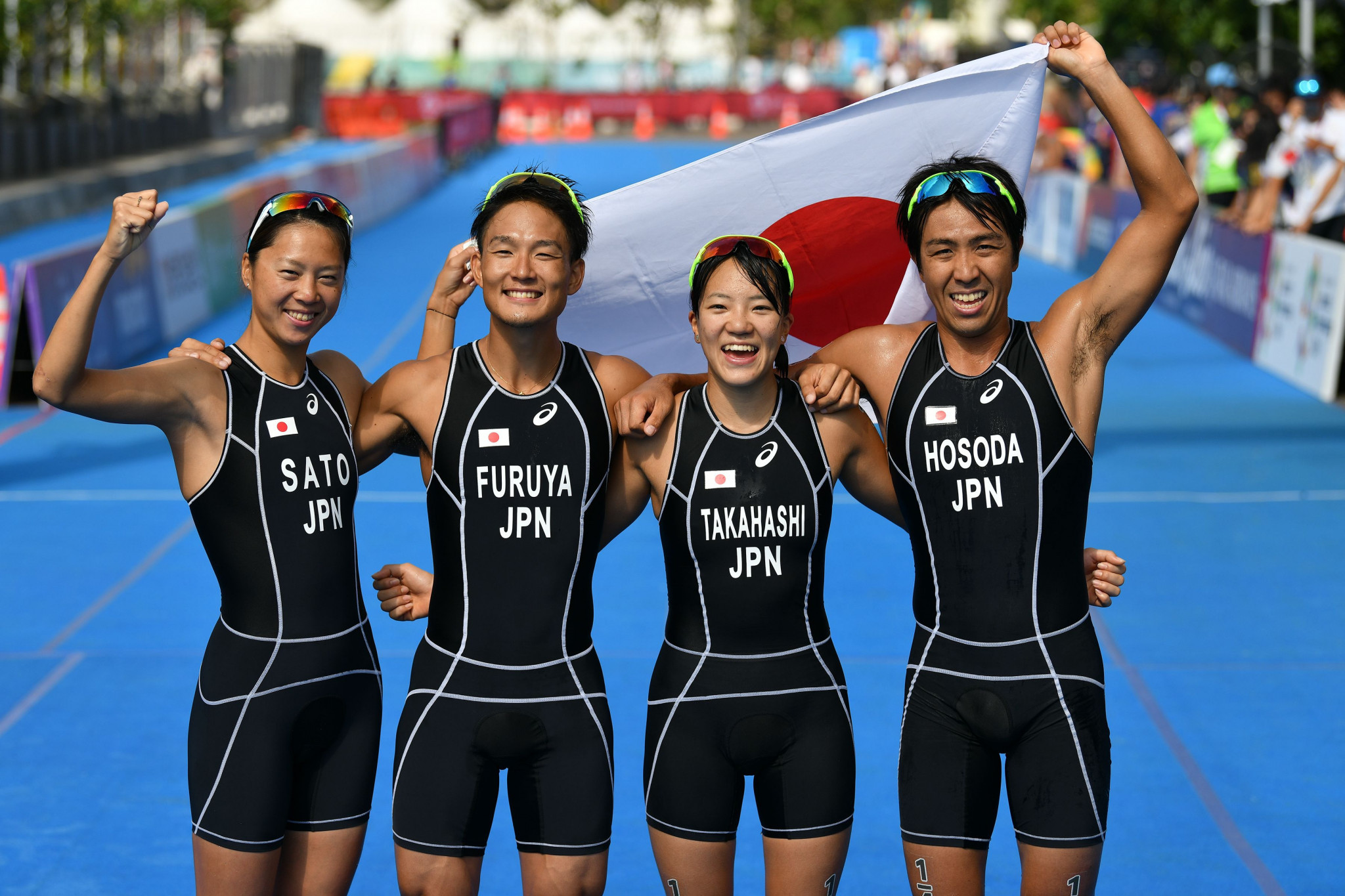 Japan clinched the last gold medal of the 2018 Asian Games here after successfully defending their mixed triathlon title today ©Getty Images