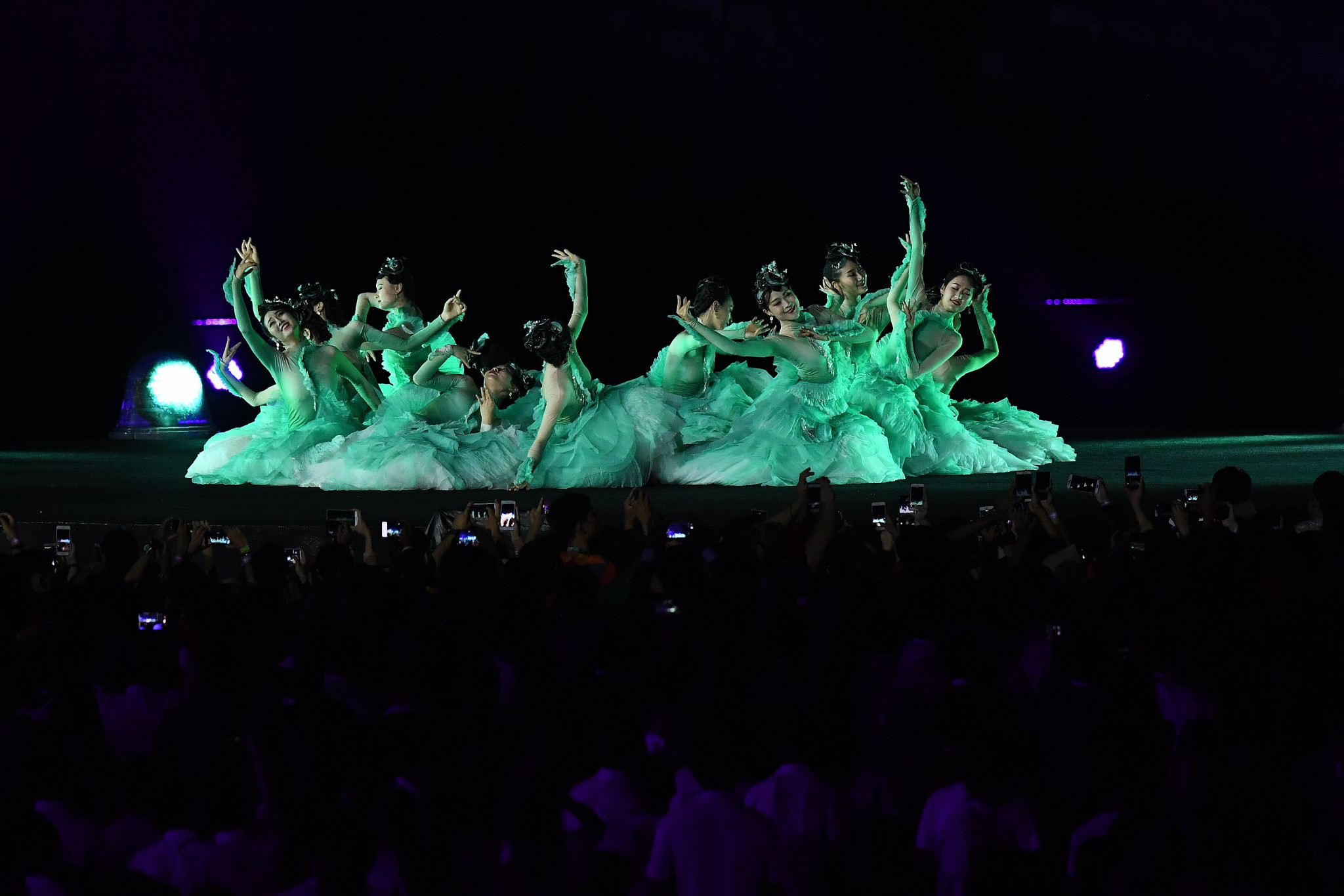 The Closing Ceremony featured a variety of artists ©Getty Images