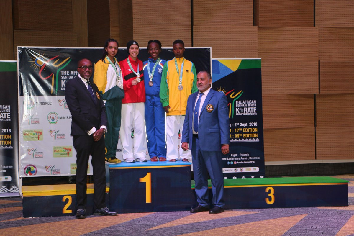 Egypt topped the medal table at the African Karate Championships ©World Karate Federation/Twitter