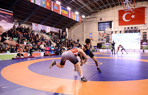 Action from the last World University Wrestling Championships, held in Turkey in 2016. The next edition starts in Brazil tomorrow ©FISU