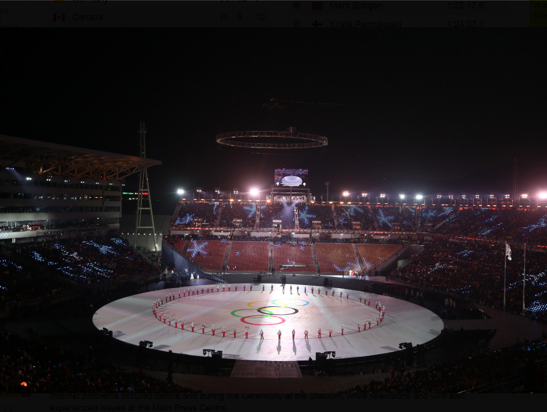 A cyber-attack took place during the Opening Ceremony of the Pyeongchang 2018 Winter Olympic Games ©Getty Images