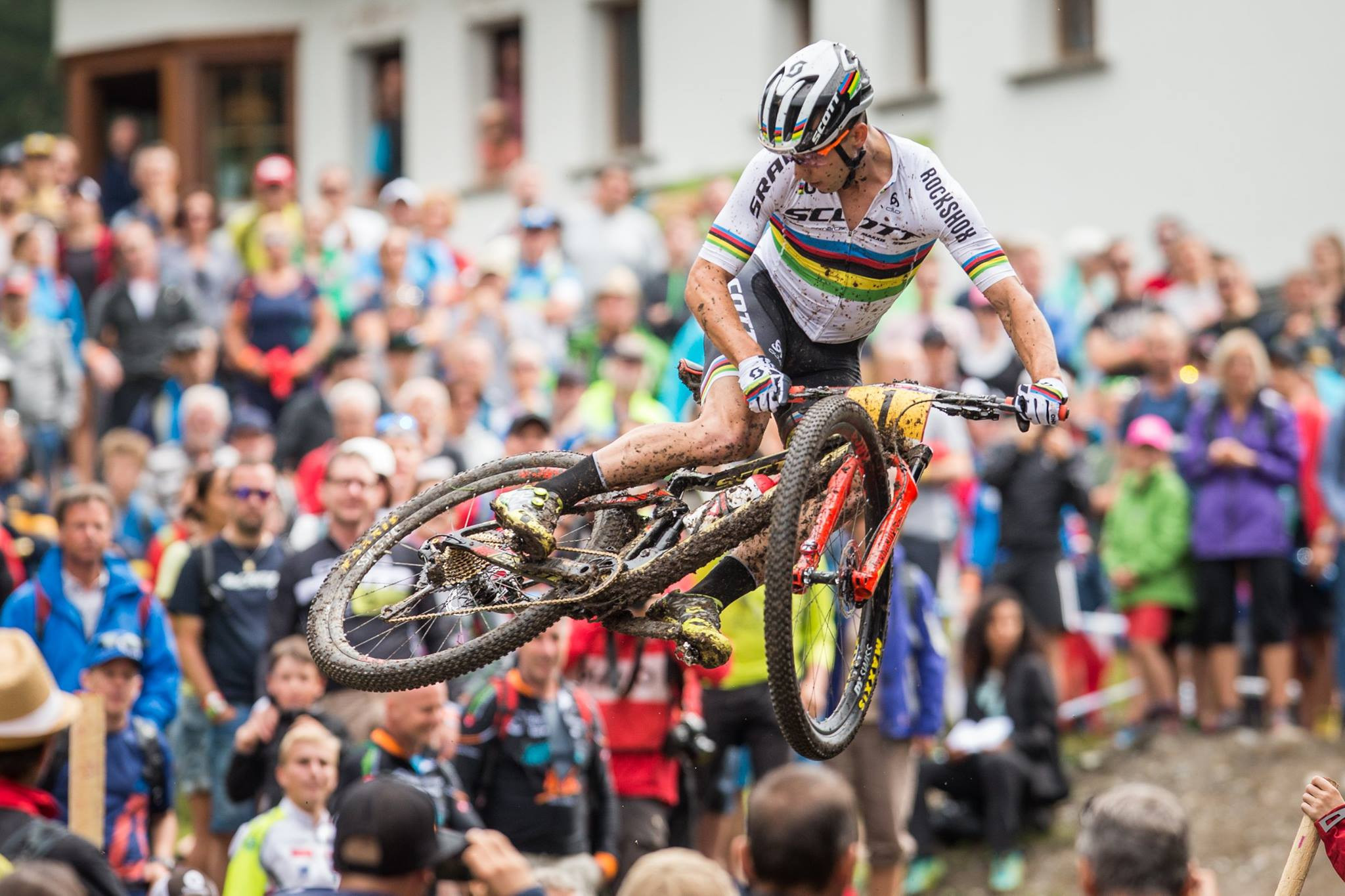 Home rider Nino Schurter is targeting a seventh title at the UCI Mountain Bike World Championships at Lenzerheide in Switzerland ©UCI
