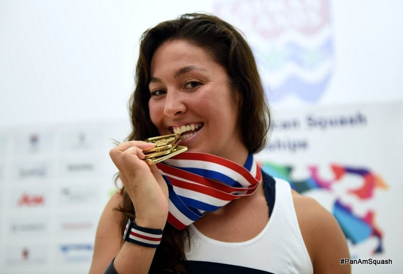 Sobhy wins three golds at WSF Pan American Squash Championships