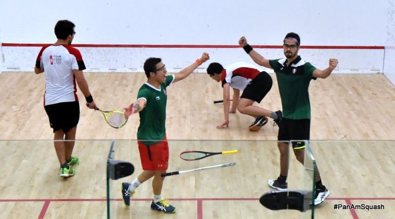 Mexico won the men's doubles events after a 129 minute final ©WSF