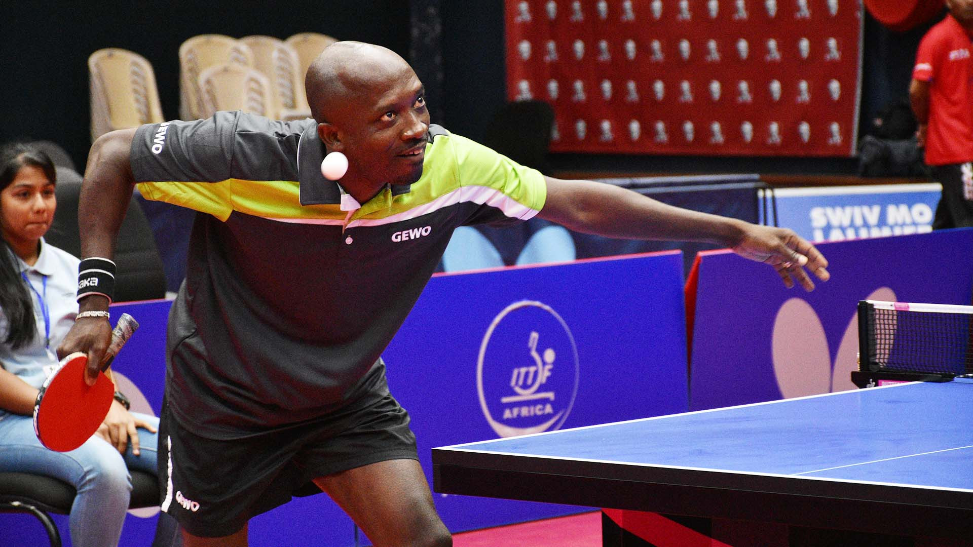 Action has begun at the tournament in Mauritius ©ITTF